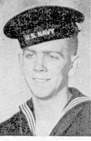 Richard Swanson, Honorary Valedictorian, in Navy Uniform 